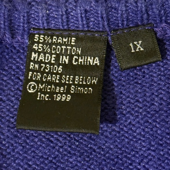 THE Michael Simon Vintage Snowman Cardi! - Picture 2 of 6